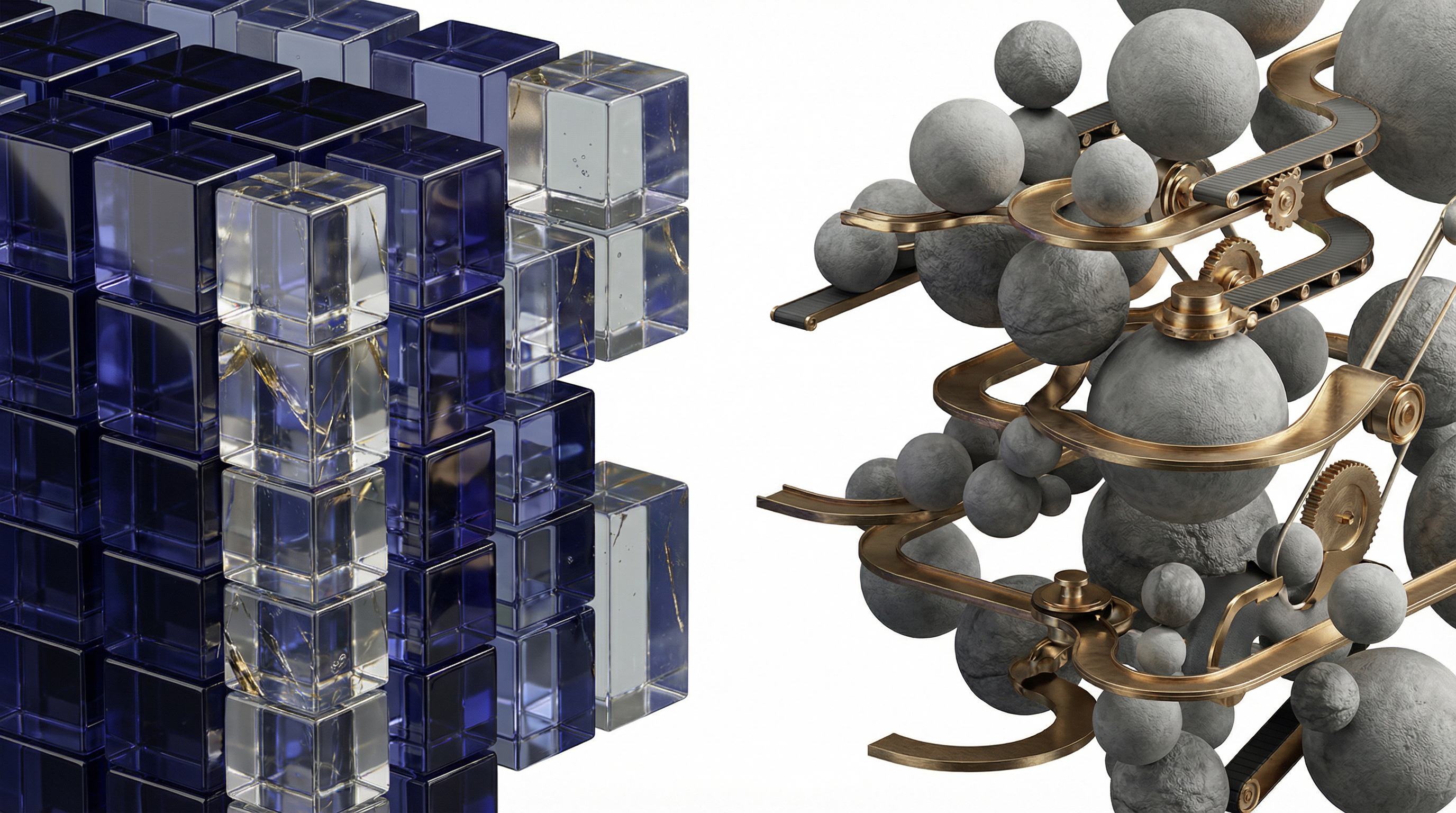 Conceptual diagram showing the structural gap between GL Valuation and Operational Logistics