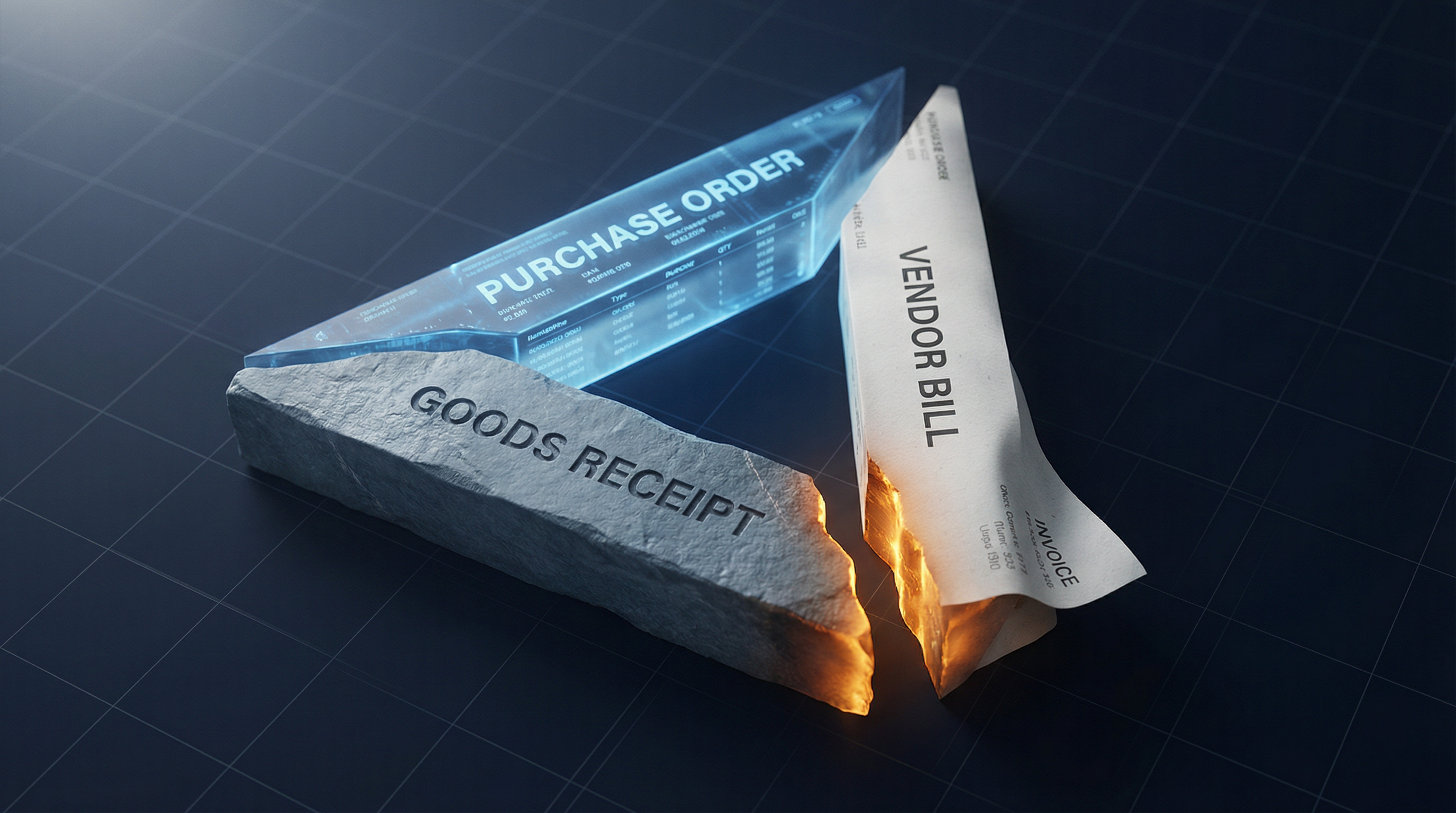 Conceptual diagram showing the 'Broken Triangle' of procurement controls